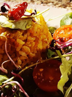 Una foto de Arroz integral al curry