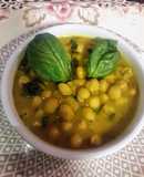 Sopa de garbanzos suavecitos!!!