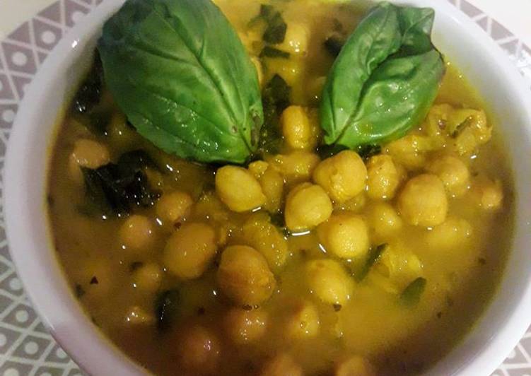 Sopa de garbanzos suavecitos!!!