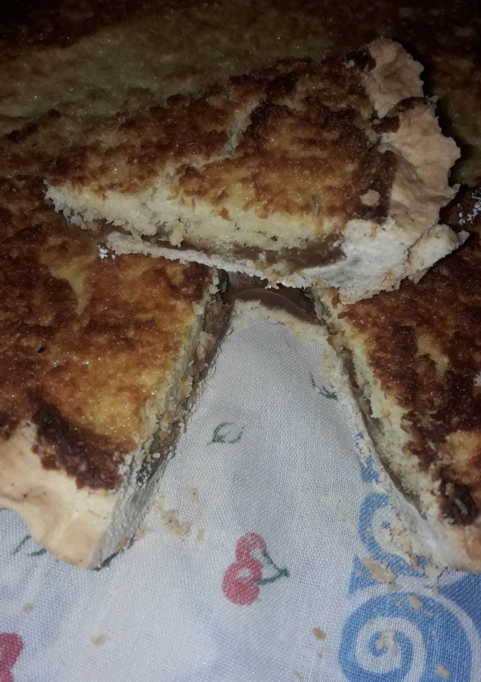 Una foto de Tarta de coco y dulce de leche de 10😎