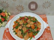 Gambar tumis udang buncis wortel