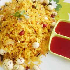 A picture of Peanut Poha.