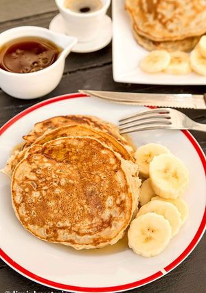O poză a rețetei Clătite cu banane (stil american).