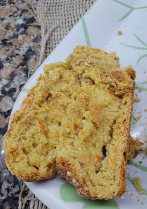 Una foto de Pan de zanahoria vegano