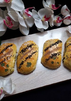 عکسی از دستور لقمه های کوکو سبزی