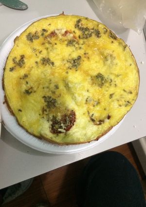 Una foto de Pizza de huevo
