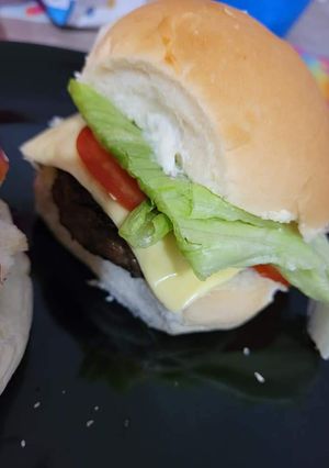 A picture of Beef burger.