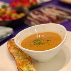 Lobster bisque A picture of Lobster bisque.
