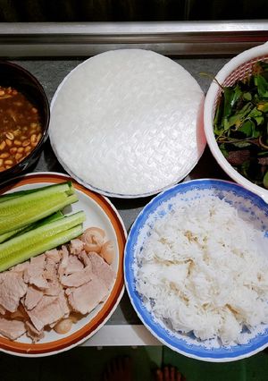 Hình của món Gỏi cuốn thịt luộc chấm mắm nêm 😋.