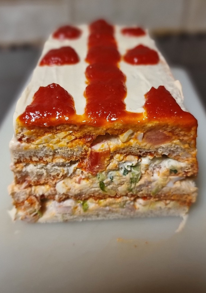 Una foto de Pastel de verano con pollo