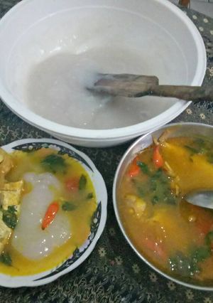 Foto resep Papeda+ikan kuah kuning
