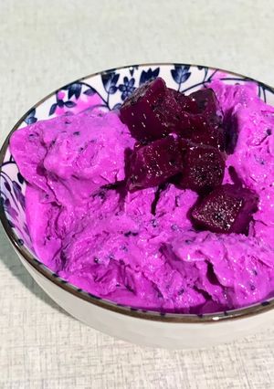 Foto resep Eskrim buah naga