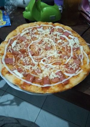 Foto resep Pizza Teflon Simpel tanpa telur