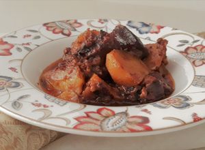 Una foto de Ciervo guisado con patatas