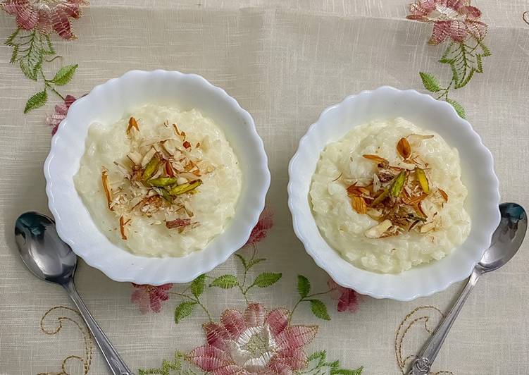 Step-by-Step Guide to Prepare Homemade Syrian Rice Pudding