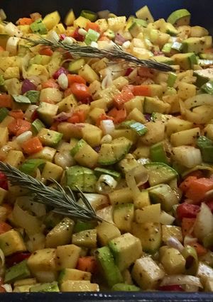 عکسی از دستور خوراک سبزیجات 🥕