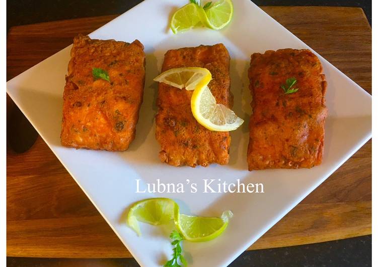 Step-by-Step Guide to Prepare Favorite FRIED SALMON Steak: