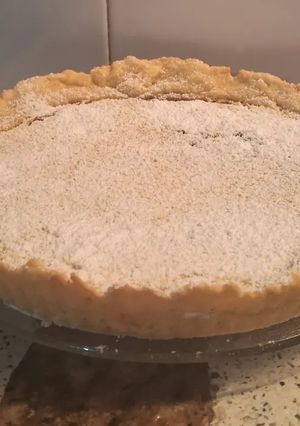 Una foto de Tarta de ricota y dulce de leche