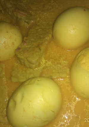 Foto resep Sayur kuning telor&tempe simple