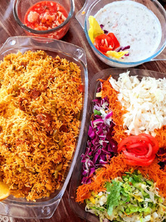 عکسی از دستور لوبیا پلو با سویا