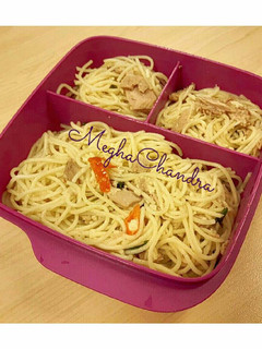 Foto resep Spaghetti Tuna Aglio Olio