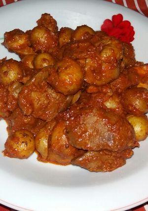 Foto resep 16. Rendang Hati Ampela