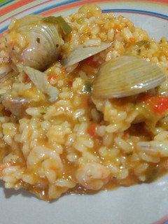 Una foto de Arroz caldoso para tm31 con thermomix