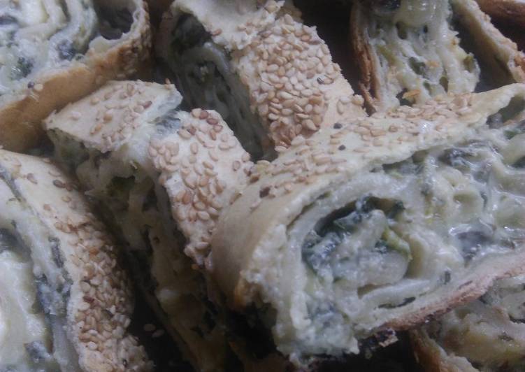 Rollo de acelga y queso express