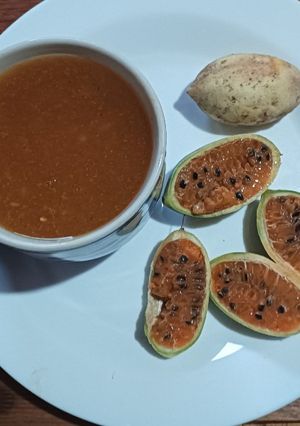 Una foto de Mermelada de tumbo o curuba