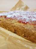 Strawberry mistake cake