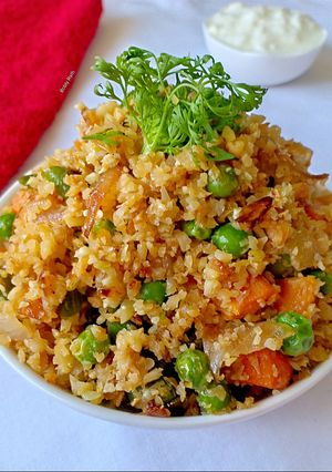 A picture of Keto rice for weight loss.