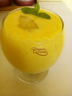 A picture of Mango Lassi.