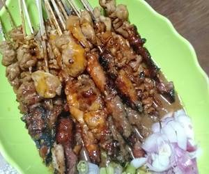 Resep mudah Sate ayam Madura Nikmat Lezat