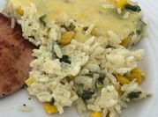 Una foto de souffle de arroz