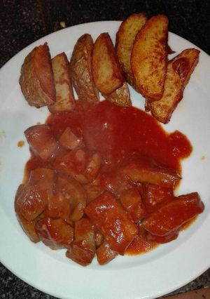 Foto principal de Calamares en salsa americana con patatas Deluxe
