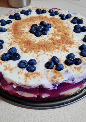 Áfonyás túrótorta recept fotója