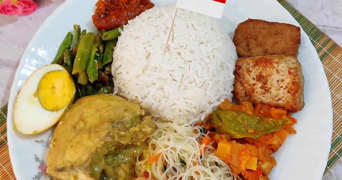 Resep Nasi Rames Lengkap oleh Heti - Cookpad