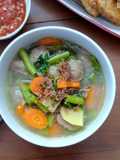 190. Sop Buncis Wortel Kentang Bakso