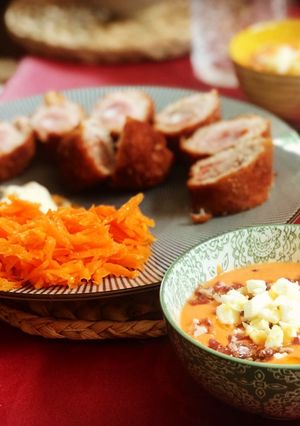Foto principal de Menú cordobés: salmorejo y flamenquín de lomo 💃💃💃