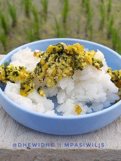 Foto resep Mpasi 8m+ 4* nasi tim, orak arik tahu telur