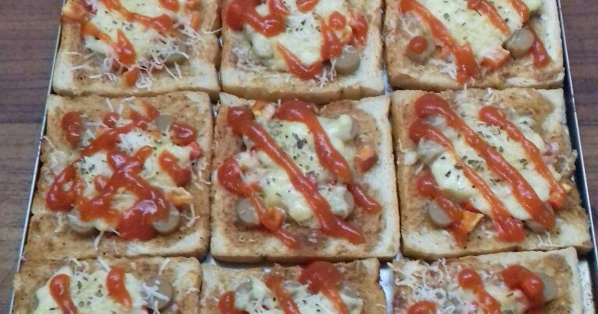  Resep  Pizza Roti  Tawar  Saus Putih oleh KasMira Cookpad