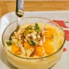 A picture of Mango Phirni.