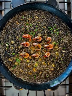 Una foto de Arroz negro