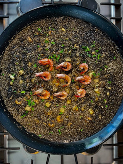 Una foto de Arroz negro