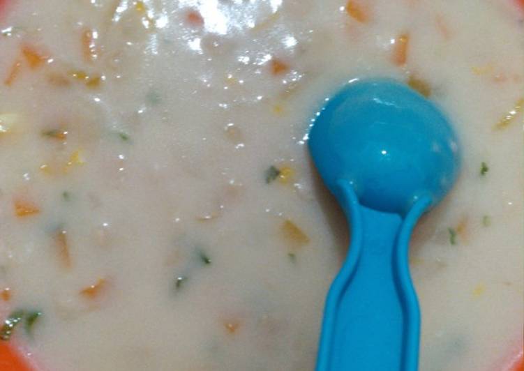 Resep Cream soup homemade bisa untuk MPASI 1+ yang Lezat