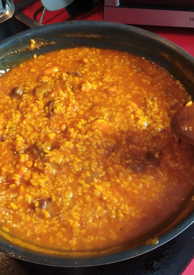 Una foto de Arroz meloso mar y montaña