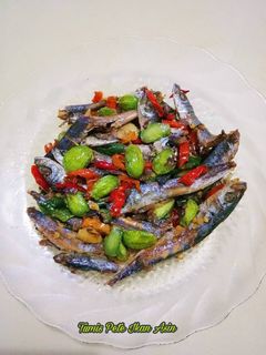 Foto resep Tumis pete ikan asin