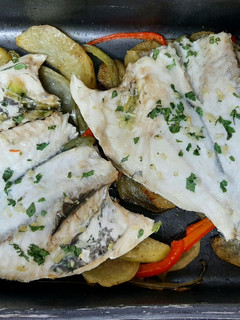Una foto de Dorada al horno