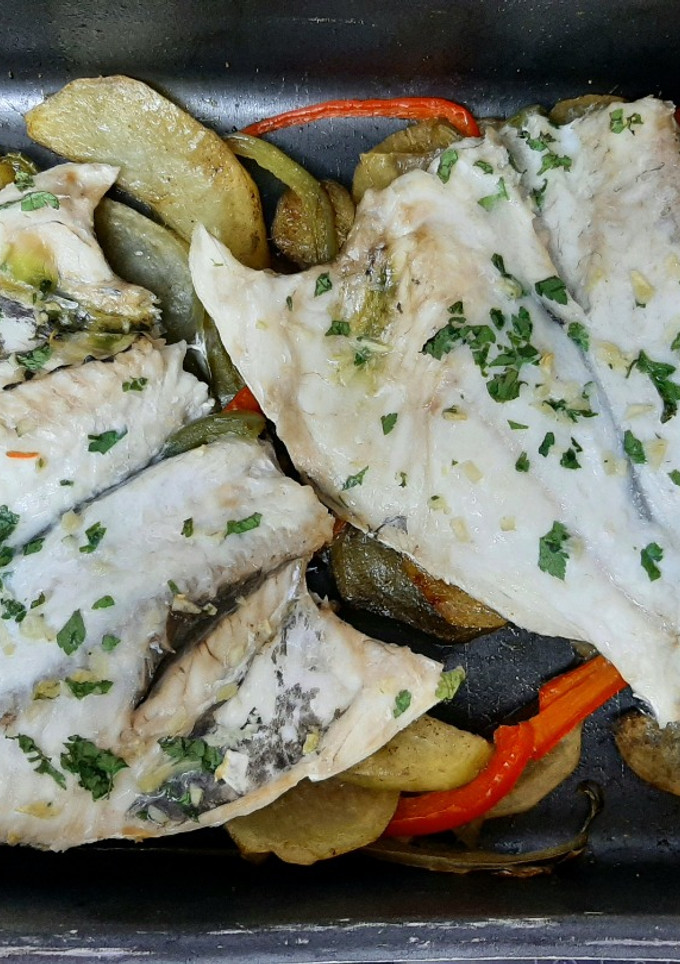 Una foto de Dorada al horno