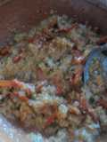 Guisado de amaranto con flores de sábila o de colorín al estilo ranchero pa tacos